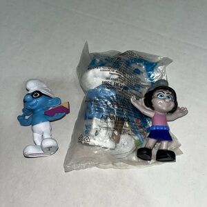 McDonald’s Happy Meal Toys The Smurfs 2011 & 2013 Brainy,‎ Baker and Vexy